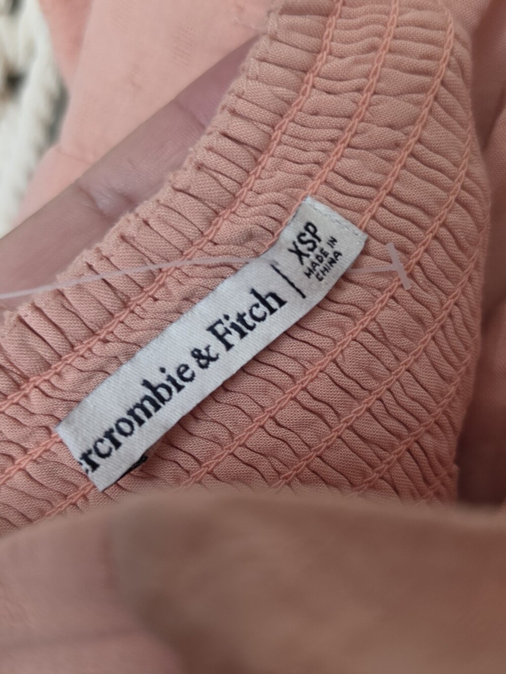 Abercrombie & Fitch Peach Tiered Spaghetti-Strap Maxi Dress - Picture 3 of 5